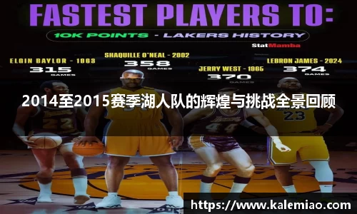 2014至2015赛季湖人队的辉煌与挑战全景回顾